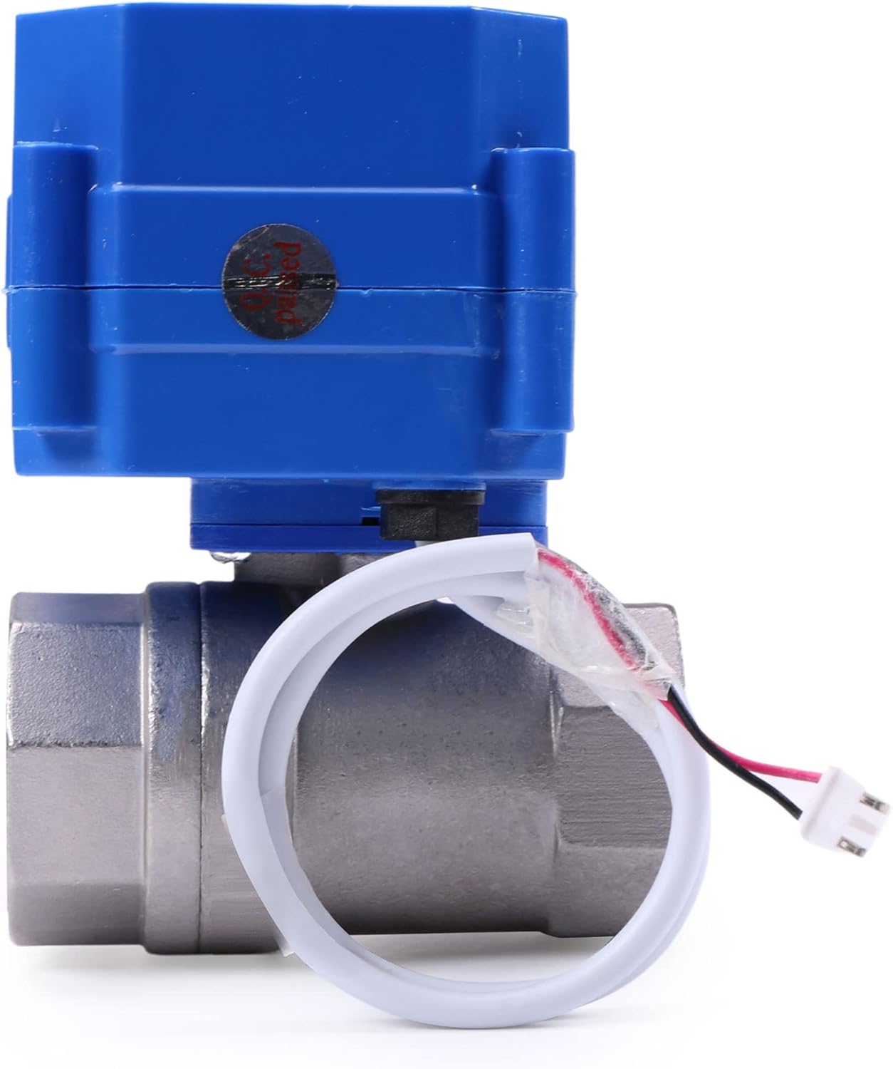 U.S. Solid 1" Motorized Ball Valve 85-265V AC Stainless Steel Electrical Ball Valve, 2 Wire Auto Return Setup Normally Closed