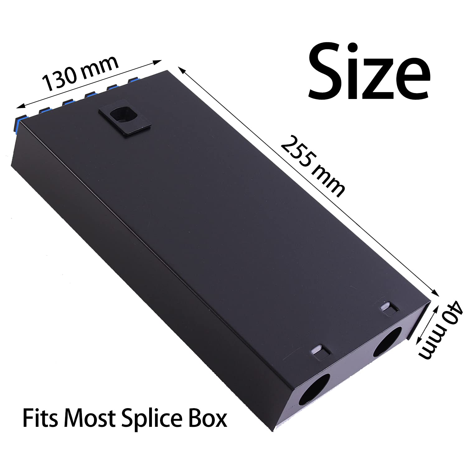 SC SM 6Port Box +Cables Wall Mount Fiber Enclosure with Splicing Module and Loaded 6 Port SC-UPC Singlemode LGX Panel