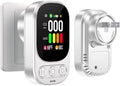 4-in-1 Carbon Monoxide Detectors Plug in & Combination Gas, Portable Carbon Monoxide Detector & Carbon Monoxide Alarm with Temperature & Humidity for Home/Travel(White)