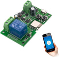 wireless jog relay momentary/self-locking switch module DIY smart home remote control wifi relay switch Ewelink App compatible with Alexa Echo Google Home IFTTT (DC1)