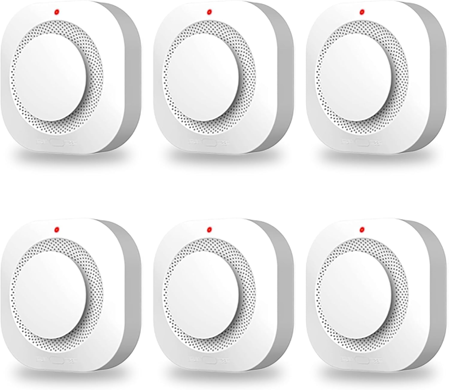 COHANSHANsmoke Detector,Smoke Alarm,fire Alarms Smoke detectors,(Sensor Life of 10 Years) complies with UL Certification,fire Alarm,Smoke detectors,360°Intelligent Detection,Wireless Installation6
