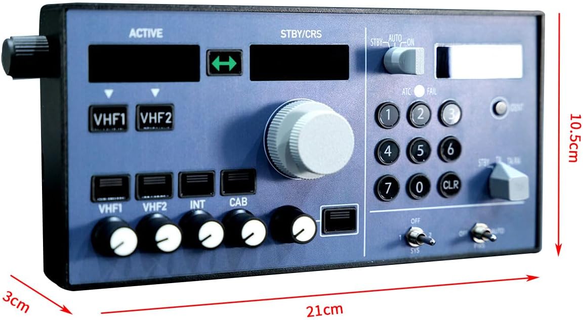 Rowsfire A105 V3.0 A32X Panel, All-in-One RMP+ATC+ACP Panel for MSFS 2020/2024, Compatible with FBW INibuild - Windows Flight Sim Home Cockpit