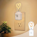 LED Night Light with Motion Sensor, Night Lights Plug into Wall, Dimmable Light Sensor, Home Decor for Kids Gifts, Halloween, Christmas, Holiday, Hallway Bedroom Kids Room, 1-Pack