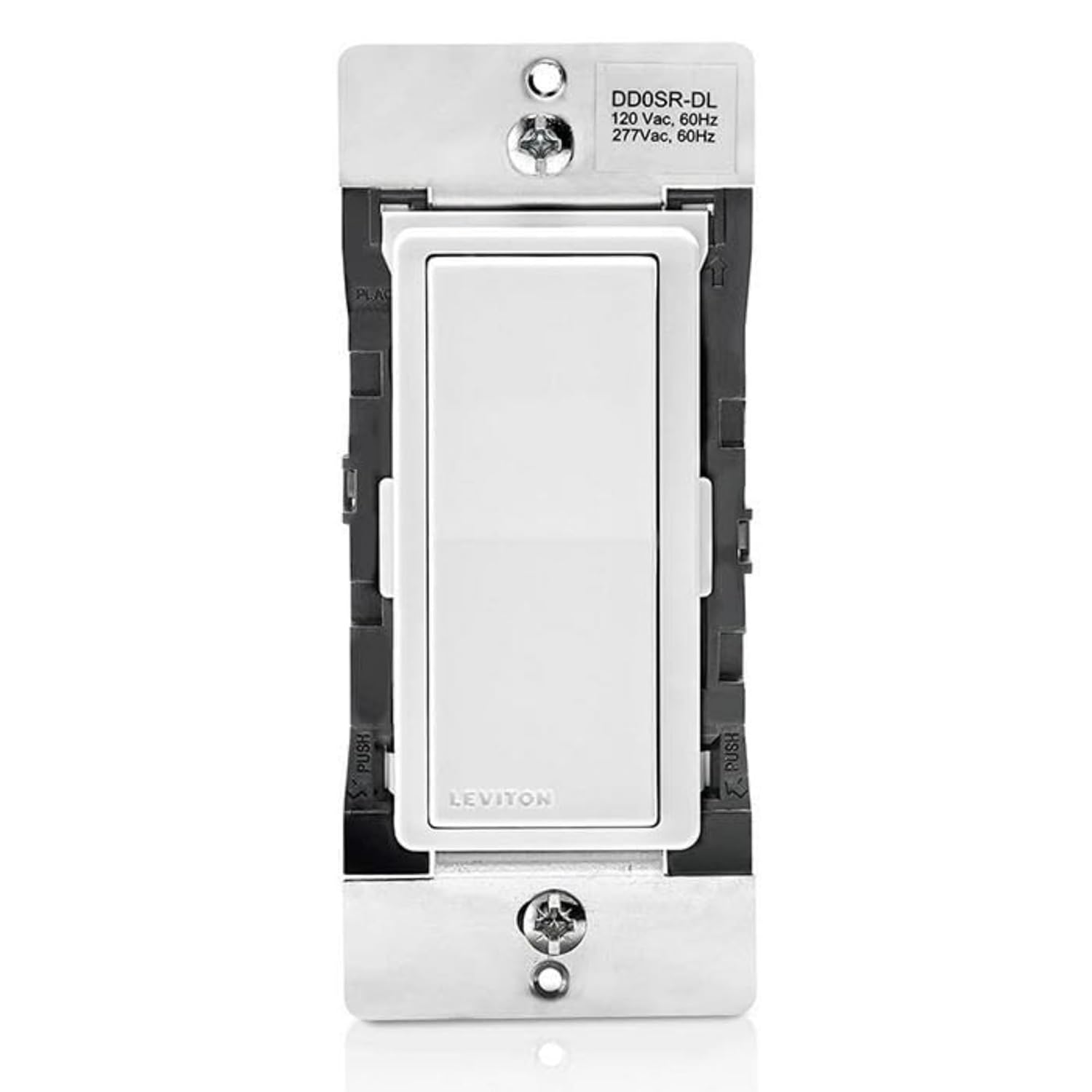 Leviton Decora Smart Switch Companion for Multi-Location Switching with Locator LED (Not for stand-alone use), 120/277VAC, 60Hz DD0SR-DLZ, White, Ivory, Light Almond