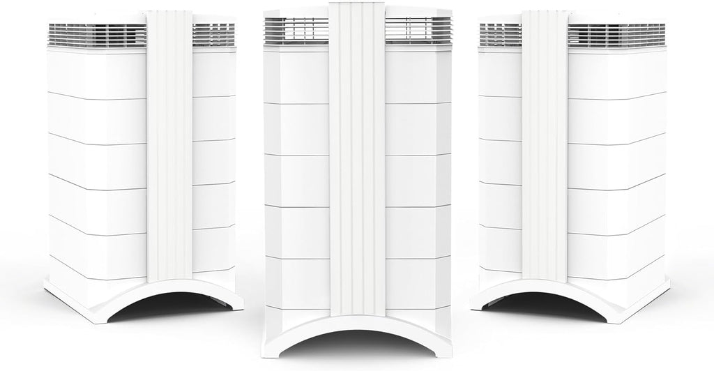 IQAir HealthPro Plus XE Air Purifier - 3-Pack- Smart HyperHEPA Filtration for Large Rooms up to 3375 sq ft - Viruses, Allergens, Smoke, Mold, Dust, Pet Dander, Swiss Made, WiFi Enabled