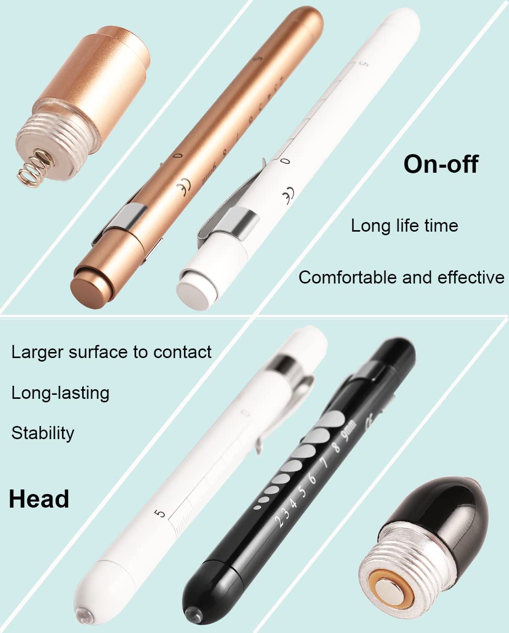 MEUUT 3 Pack Pen Lights for Nurses with 6 Batteries – Medical Penlights Nurse Accessories for Work, Perfect Nursing Student Essentials Medical Supplies for Nurses Doctors EMT Trauma