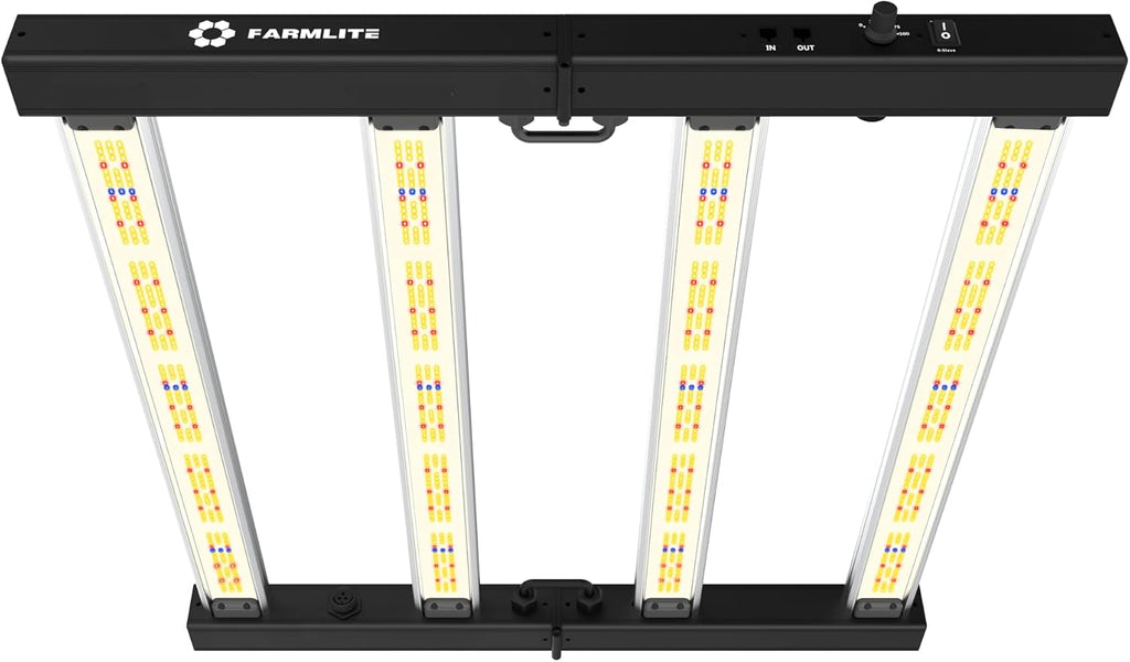 Grow Light FARMLITE LED Grow Lights for Indoor Plants Full Spectrum Growing Light Plant Hanging Growing Lamps Seedling Daisy Chain Dimmable Board 4x4ft Coverage (260watts)