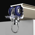 Curtain Track, Ceiling Mounted Curtain Rail for Curtains, Drapes, and Room Dividers, Sliding Curtain Rail for Living room (champagne, 3m)