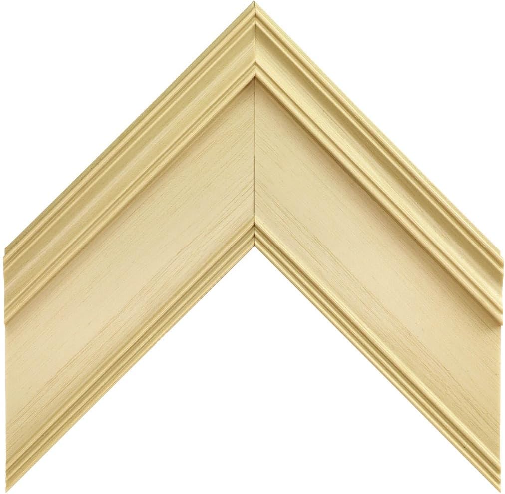 Antique White 65" Premiere Deco TV Frame - Compatible ONLY with Samsung The Frame TV and Pro TVs (Fits 2021-2025, LS03A, LS03B,LS03C,LS03D,LS03FA,LS03FW)