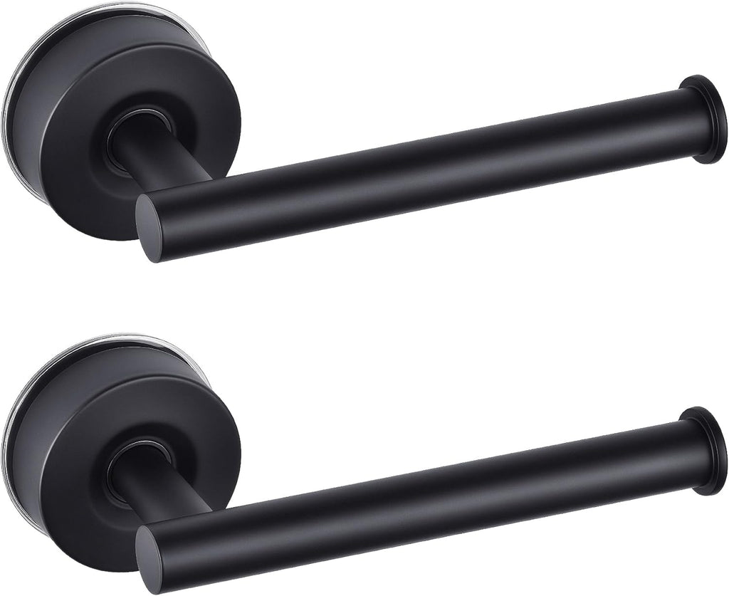 JOMOLA Toilet Paper Holder Black, 2 Pack