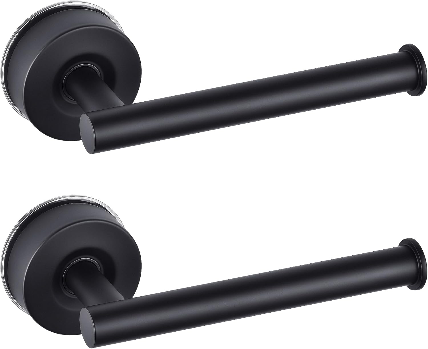 JOMOLA Toilet Paper Holder Black, 2 Pack