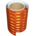 Non Fading Brown Reflective Tape Outdoor Waterproof 6 inch Wide, High Visibility Warning Safety Industrial Marking Tape (11 feet)