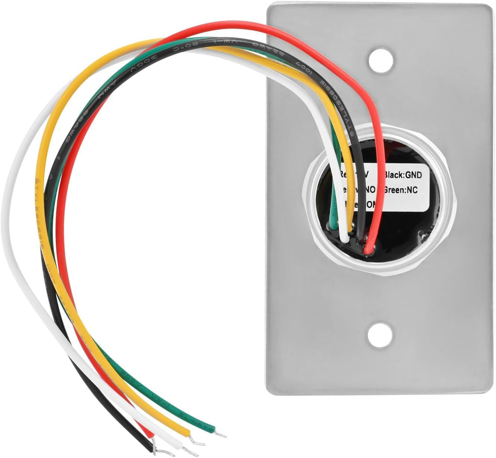 Infrared Sensor Exit Button IR Touchless Door Release 304 Stainless Steel IP67 Waterproof with LED Indicator for Access Control Systems