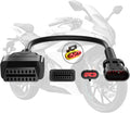 OBD2 Adapter Cable Fits for CFMOTO Ducati and More Motorcycles, 3Pin to 16Pin OBD2 Diagnostic Adapter Cable Works with All OBDII Scanner
