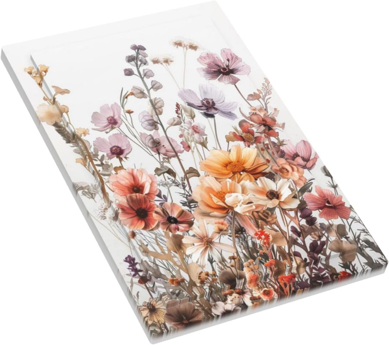 Boho Nursery Wildflower Flora Vintage Flower Light Switch Cover Plate 1 Gang No Device Blank Electrical Wall Plates Faceplate Decorative Switch Plate Covers for Bedroom Living Room Decor