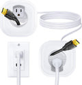 in-Wall Cable Management Kit, Wire Hider for Power & Low Voltage Cables, TV Cord Hider for Wall Mounted TV, TV Cable Hider Wall Kit, Includes Hole Saw Drill Attachment