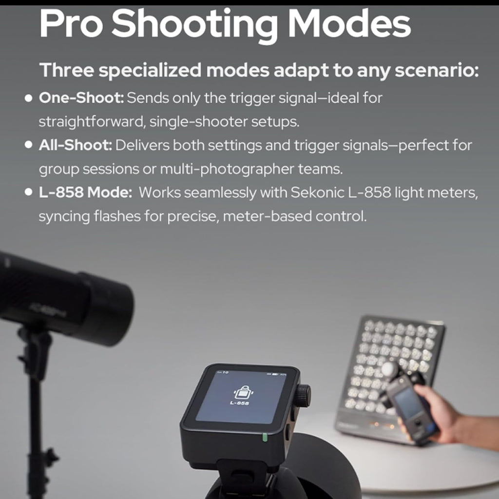 Godox X3 Pro S X3Pro S Touchscreen TTL Flash Trigger for Sony, 2.4G Wireless, 2.4" LCD Screen, Bluetooth Integration & APP Control, Wireless Speedlight Transmitter for Sony Cameras(Godox X3-S Upgrade)