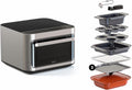 Brava Glass: 10-in-1 Touchscreen Countertop Smart Oven, Glass Door, Wireless Thermometer, Air Fryer, 6-Slice Toaster, Slow Cooker, Reheater, Dehydrator, Rice Cooker, Auto-Shut Off, 1800W