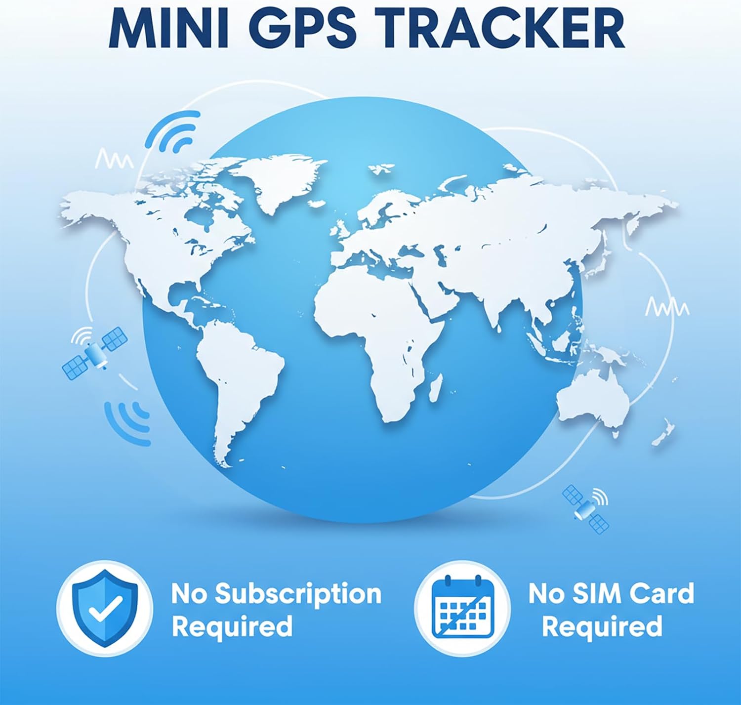 2 Pack GPS Tracker for Car Work with Find My (iOS Only) No Subscription Real Time Smart Vehicle Tracker Tags Global Mini Hidden Locator Tracking Devices with Magnetic Case No Monthly Fee for Bike Pets