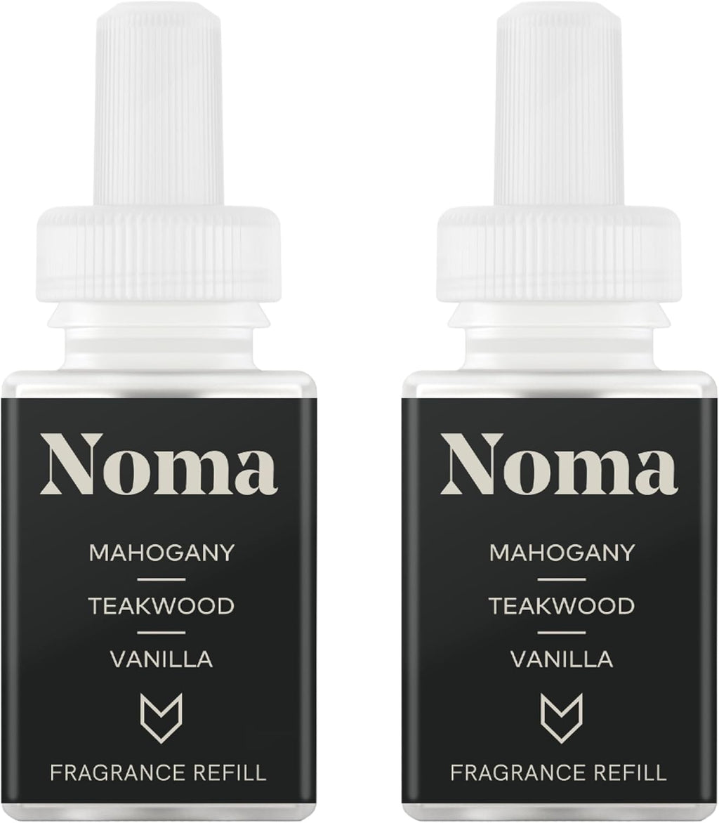 Pura & Guy Fox Home Scent Refill - Smart Air Diffuser - Up to 120-Hours of Luxury Fragrance per Refill - Home Essential - Clean & Safe Diffuser Fragrance - 2 Pack, Noma