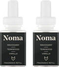 Pura & Guy Fox Home Scent Refill - Smart Air Diffuser - Up to 120-Hours of Luxury Fragrance per Refill - Home Essential - Clean & Safe Diffuser Fragrance - 2 Pack, Noma