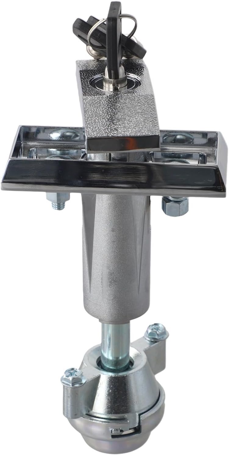 Zinc Alloy T-Type Cabinet Lock for Vending Machines,Water Dispensers Car Wash Systems,Salt Spray Tested 48H,Anti-Theft Screws,Secure T-Lock with 3 Keys,Silver