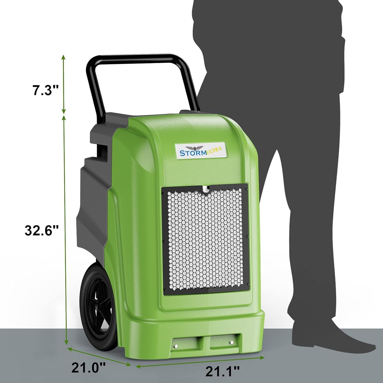 ALORAIR Commercial Dehumidifier with Pump Drain Hose, 190 Pints Industrial Dehumidifiers Large Capacity for Basements, Garages, Mall & Job Sites, 5 Years Limited Warranty
