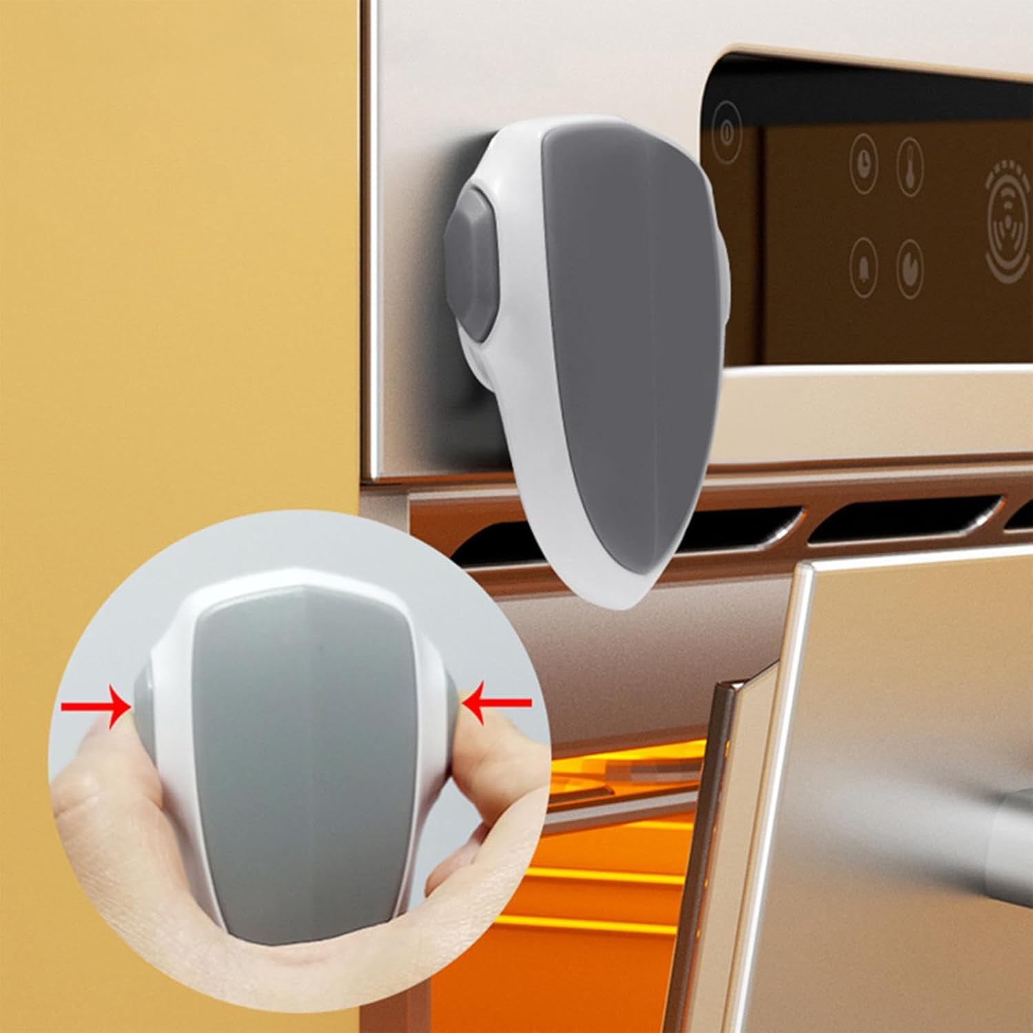 Oven Door Lock Prevent Proofing Child Security Childproof for Public Use Home Commercial Boys Girl