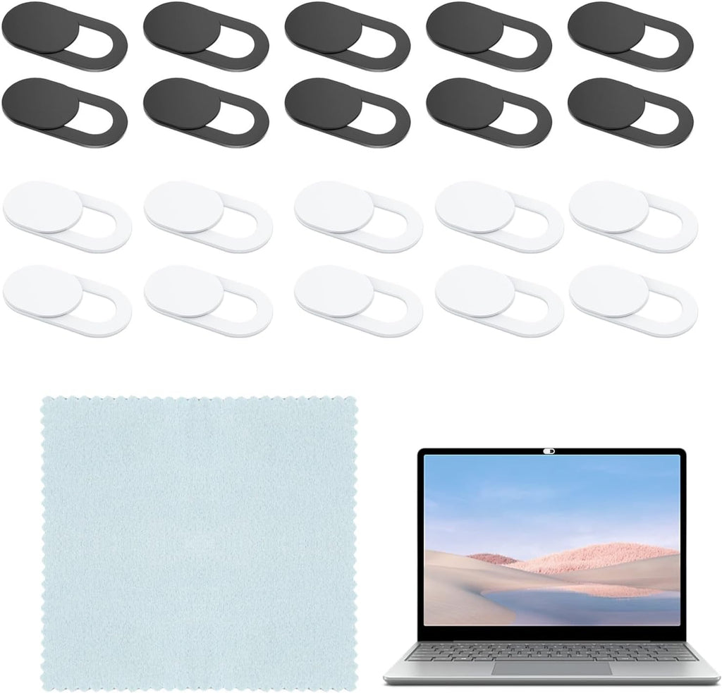 Webcam Cover for Laptop Camera Cover Slide, 20 Pcs Ultra Thin Phone Camera Covers for Laptops, Compatible with MacBook iMac iPad MacBook Pro Computer Laptop Camera Blocker Camera Cover Slide