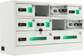 10 Slots Cell Mobile Phone Steel Locker with Combination Lock, Cellphone Charging Station with 3 in 1 Charging Ports for Most Phones, Cellphone Locker for Schools, Conference Rooms, and Offices