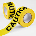 Caution Warning Tape – 3 Inch x 1000 Feet | Bright Safety & Hazard Tape with Bold Black Text for Construction, Events, and Dangerous Areas (Caution, 2 Pack)