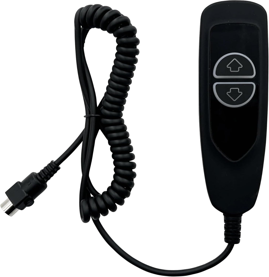 2 Button 5 Pin Remote Hand Control with USB A C Ports and Backlight for Lift Chair Power Recliner Electric Sofa Parts Replacement Handet Controller