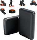 1 Pair 7.4V 2A 3000mAh Li-Polymer Rechargeable Battery Pack, Batteries for Battery Heated Glove with 3.5mm Female DC Jack for Heated Gloves, Heated Slippers, Heated Socks, Heated Scarf ＆Heated Insoles