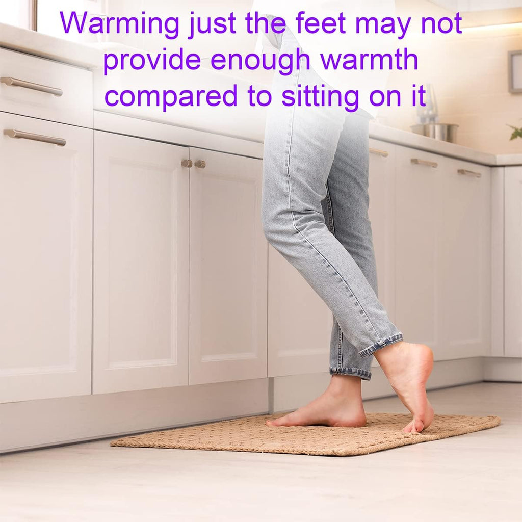 Hot Carpet Under Rug Instant Radiant Floor Heater Electric Mat Electric Carpet Electric Heated Area Rug Great for Yoga (720 watt 92" x 76.5 ") Made In Seattle Since 2012 A Unique Gift