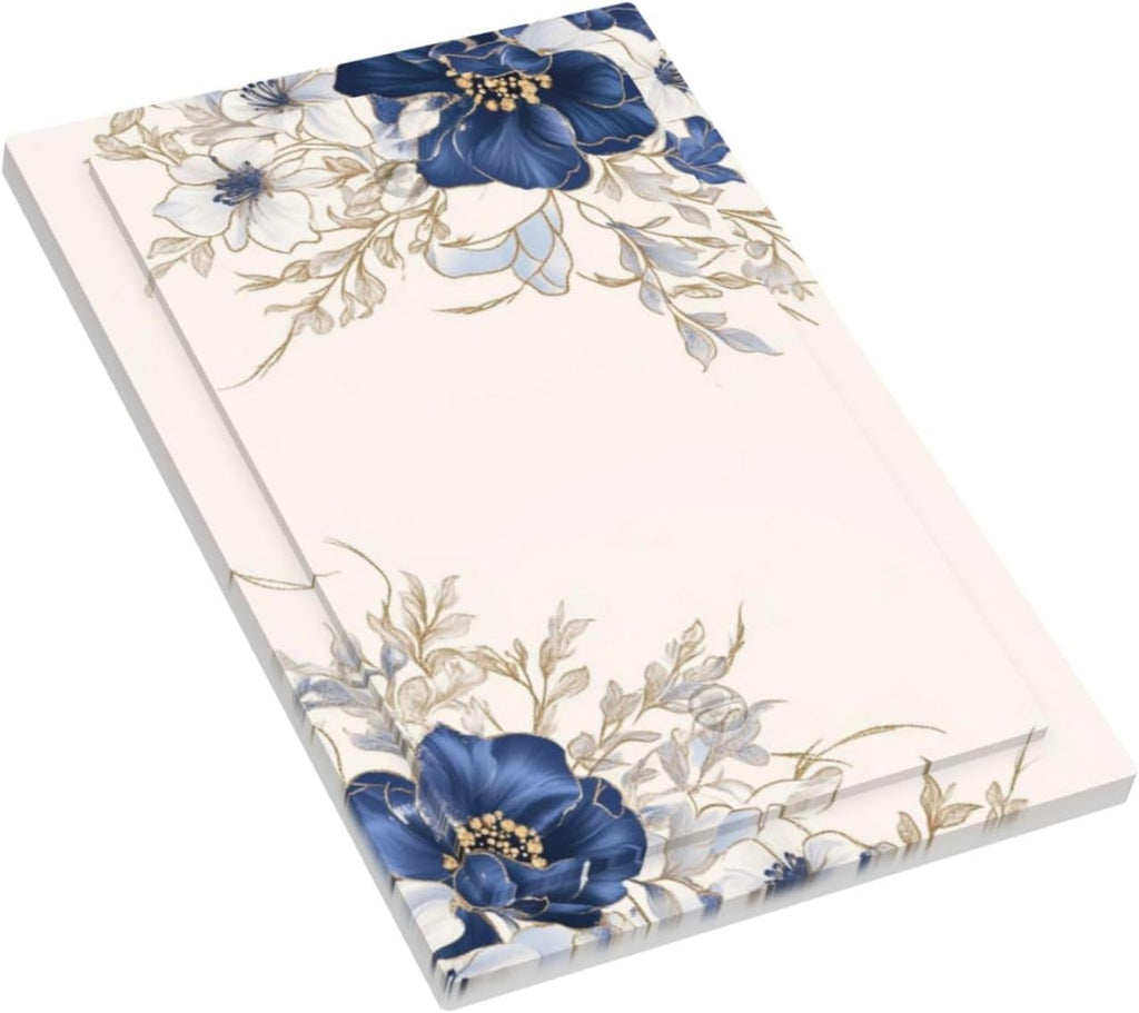 Decorative Light Switch Cover Plate Rustic Blue Beige Flower Peony Floral 1 Gang No Device Single Blank Outlet Covers Wall Plates for Electrical Outlets Faceplate for Bedroom Home Decor