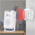 Bed Alarm for Elderly Adults Wireless，Bed Sensor Alarm and Fall Prevention for Elderly/Dementia Patients and More,Caregiver Pager/ Motion Sensor Alert with Vibration【 Newly Upgraded】