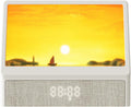 Sunrise Alarm Clock with Wireless Speaker Sleep Sounds, Smart Wake Up Light for Natural Sunrise Sunset Simulation, Bedside Lamp with White Noise for Better Sleep, Ideal Gift