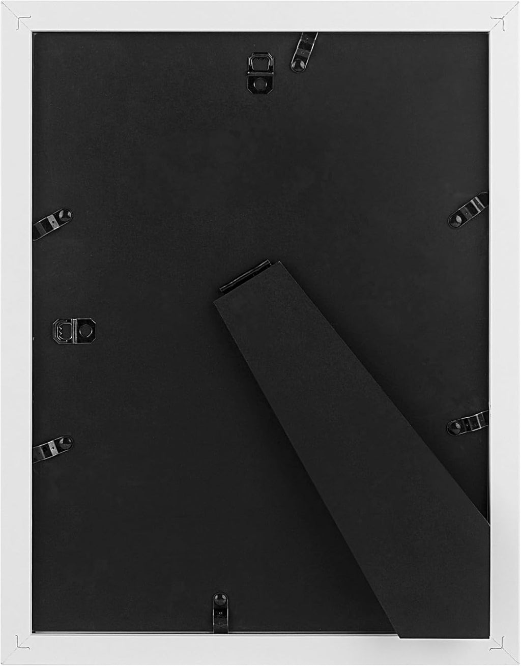 Golden State Art, 9x12 Picture Frame with Mat for 6x8 - High Definition Glass Wall Mounting Horizontal Vertical Display (White, 2 Pack)