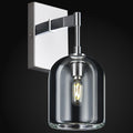 Modern Crystal Wall Sconces Indoor Chrome Wall Lamp Vanity Wall Lighting for Bathroom Bedroom Living Room Stair（1Pack）