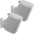 Sanus Adjustable Speaker Wall Mounts Designed for SONOS ONE, Play:1 & Play:3 - Pair (White)