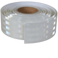 Non Fading White Reflective Tape Outdoor Waterproof 3 inch Wide, High Visibility Warning Industrial Marking Tape,Safety Stickers (168 feet)