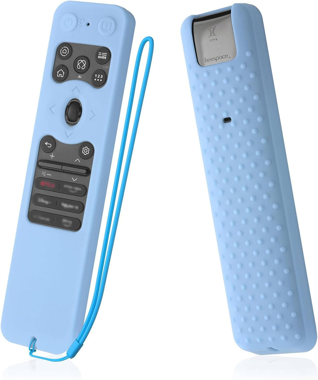 Silicone Case for LG MR25GA Remote Cover Compatible with 2025 LG OLED Smart TV C5 B5 G5 M5 Series Remote Protective Case Cover (Glow Blue)