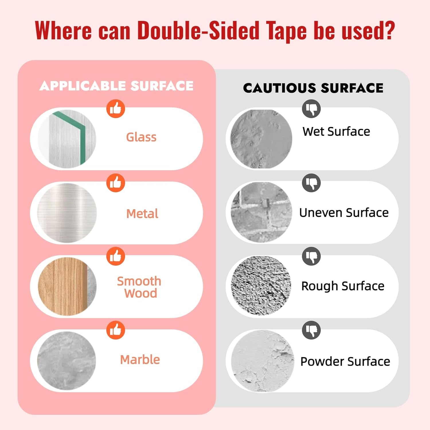 Double Sided Tape Heavy Duty, Adhesive Mounting Tape 1 in x 15.5 ft, Waterproof and Temperature Resistant Adhesive Strip Tape for Indoor, Outdoor, Automotive Trim, Home Decor