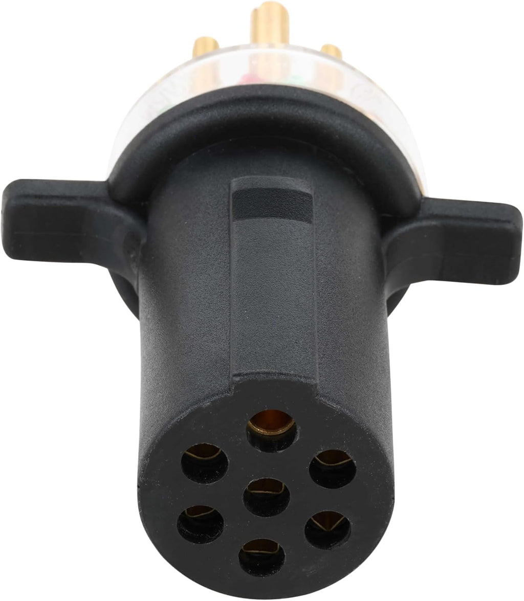 Innovative Products of America (7865L) 7-Way Round Pin Tractor Trailer Circuit Chaser™ for Testing Turn Signals, Hazard Lights, Brake Lights and More