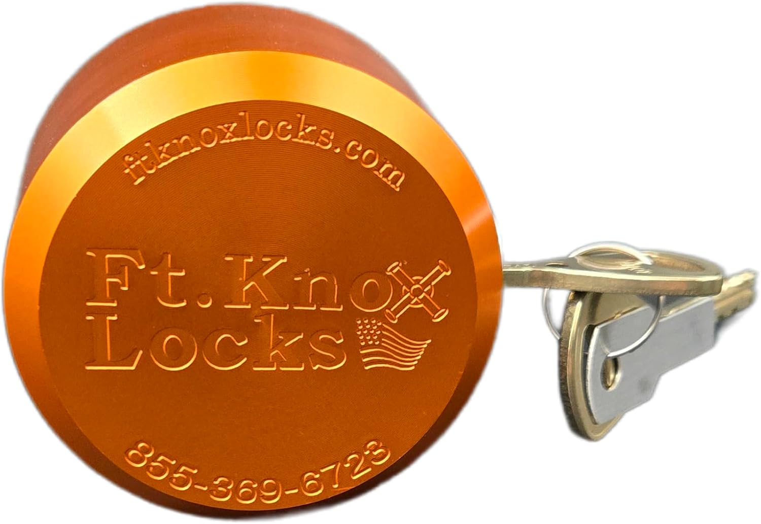 Demco EZ Latch Coupler Lock (for Cast Demco Version) W/Abloy Sentry Aluminum Puck Lock