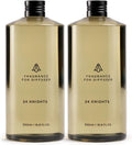 AromaPlan Hotel Scents 24 Knights 16 Fl Oz 2 Pack (946ml), Home Luxury Aroma & Hotel Fragrance Diffuser Oil- Hotel Diffuser Oil for Aromatherapy- USA Made, Bigger Bottle, Bolder Aroma & Longer Lasting