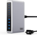 730W USB C Charger Block,GaN IV Fast Charging Station Hub 10 Ports,QC4.0+3 PD 100W USB C Laptop Charger Ports Power Adapter Compatible with MacBook Air/Pro,DELL,iPhone 17/16/15/14/13,iPad,Steam Deck