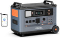 OSCAL PowerMax 6000 Solar Power Station, 120/240V Split Phase Voltage 6000W AC Outlets (9000W Peak), 3600Wh LFP Battery Generator, Expandable to 57.6kWh, 2200W/1.96H Fast Charging, Emergency for Home