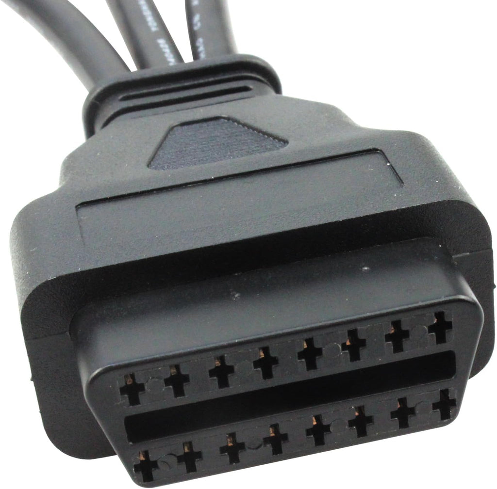 OBD2 Diagnostic Cable Fit for Yamaha Kline Euro5 16 Pin to 3Pin 4Pin 6Pin OBD2 3 in 1 Diagnostic Adapter,OBD2 to OBD1 6/4/3 pin Plug Adapter for Honda Guzzi Kawasaki Suzuki Motorbike