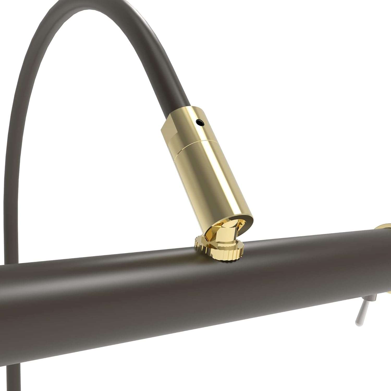 Cocoweb 9 Inch Tru-Slim Mahogany Bronze Picture Light - LED, 2700K, Adjustable Arm, Plug-in, Toggle Switch, Sleek and Compact Design